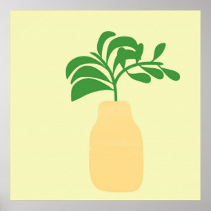 Vase abstrakte Kunst Poster