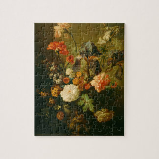 Vase Blumen bis Januar van Huysum Puzzle