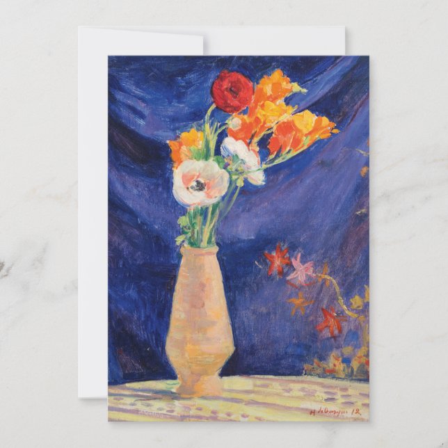 Vase d'Anémones | Henri Lebasque (Vorderseite)