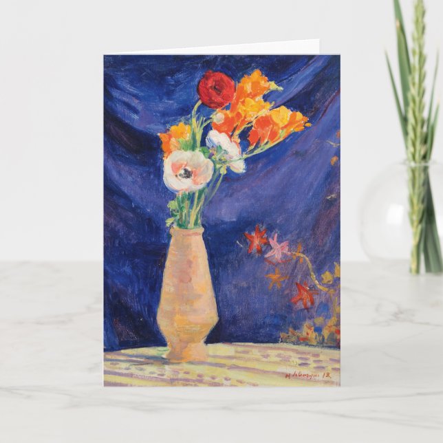 Vase d'Anémones | Henri Lebasque Karte (Vorderseite)