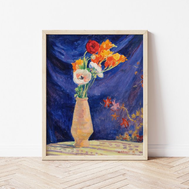 Vase d'Anémones | Henri Lebasque Poster (Von Creator hochgeladen)