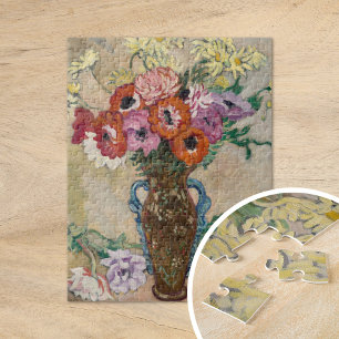 Vase dekoriert mit Anemonen   Louis Valtat Puzzle