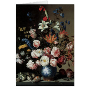 Vase der Blume durch ein Fenster, Balthasar van de