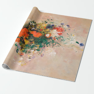 Vase der Blume durch Redon Post-Impressionist Geschenkpapier
