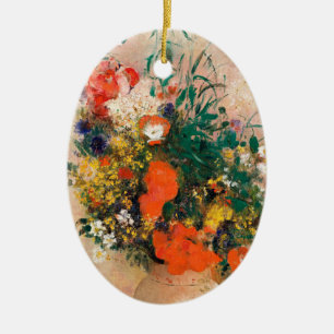 Vase der Blume durch Redon Post-Impressionist Keramik Ornament