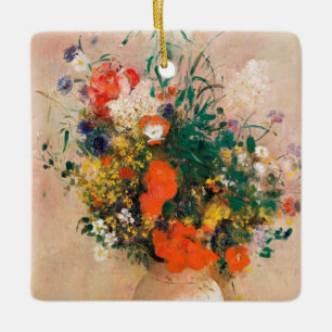 Vase der Blume durch Redon Post-Impressionist Keramikornament