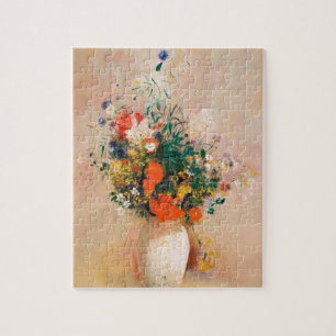 Vase der Blume durch Redon Post-Impressionist Puzzle