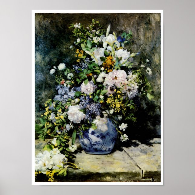 Vase der Blume Poster (Vorne)