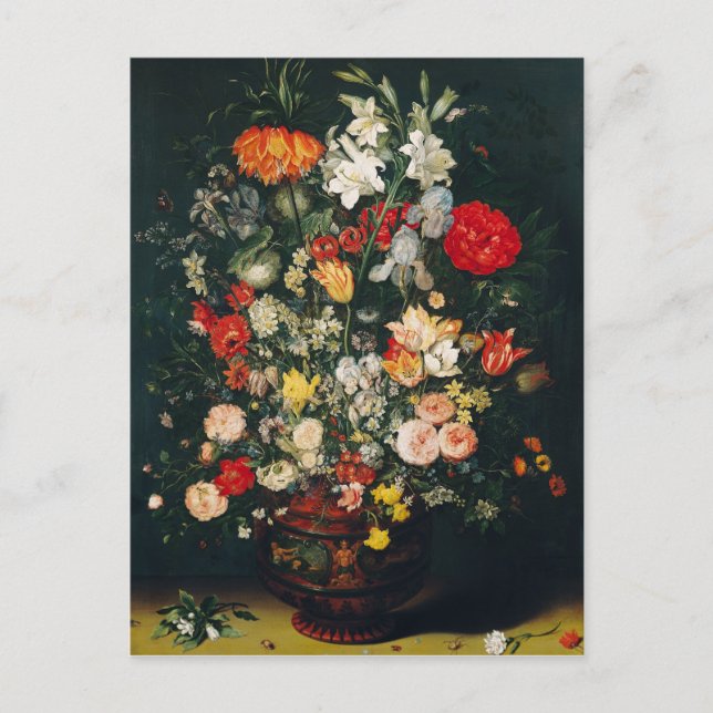 Vase der Blume Postkarte (Vorderseite)