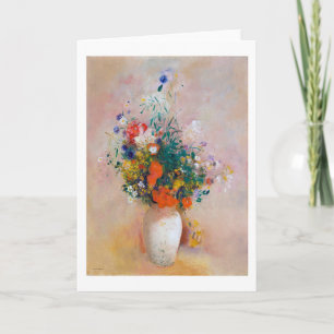 Vase der Blume, Redon Karte
