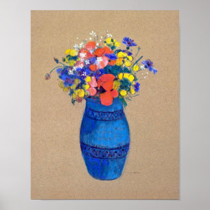 Vase der Blume, Redon Poster