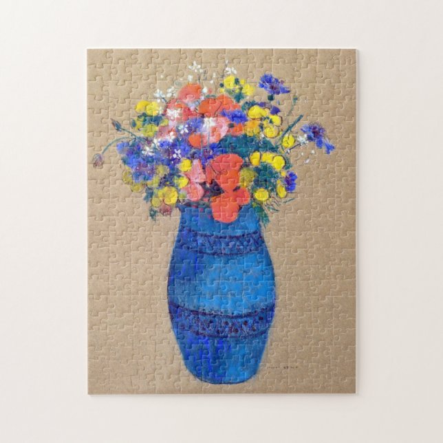 Vase der Blume, Redon Puzzle (Vertikal)