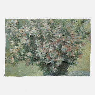 Vase der Blume von Claude Monet Handtuch
