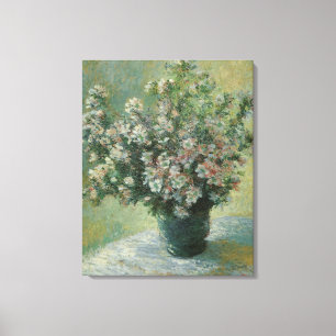 Vase der Blume von Claude Monet Leinwanddruck