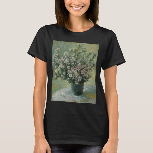 Vase der Blume von Claude Monet T-Shirt (Vorderseite)