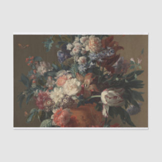 Vase der Blumen-klassischen Malerei Seidenpapier