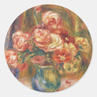 Vase der Rose von Pierre-Auguste Renoir Classic