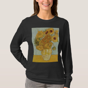 Vase mit 12 Sonnenblumen - Vincent Van Gogh (1888) T-Shirt