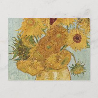 Vase mit 12 Sonnenblumen - Vincent Van Gogh Postkarte