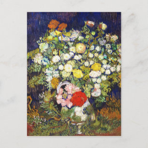 Vase mit Blume Vincent van Gogh Kunstwerk Postkarte