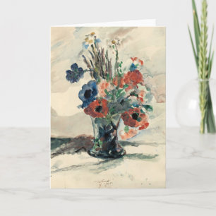 Vase mit Blumen   Lovis Corinth Karte