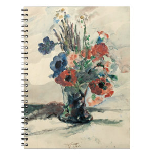 Vase mit Blumen   Lovis Corinth Notizblock