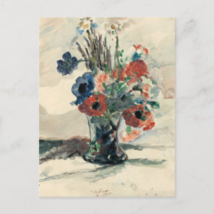 Vase mit Blumen   Lovis Corinth Postkarte