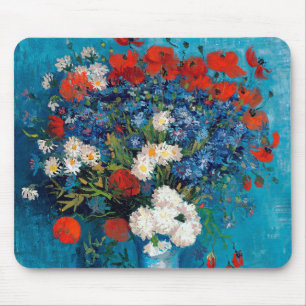 Vase mit Cornblumen und Pfefferkuchen, Van Gogh Mousepad