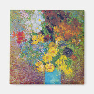 Vase mit Daisies und Anemones, Van Gogh Magnet