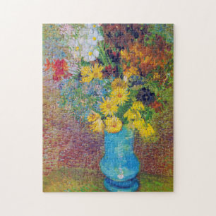 Vase mit Daisies und Anemones, Van Gogh Puzzle