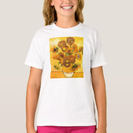 Vase mit fünfzehn Sonnenblumen durch Vincent van T-Shirt