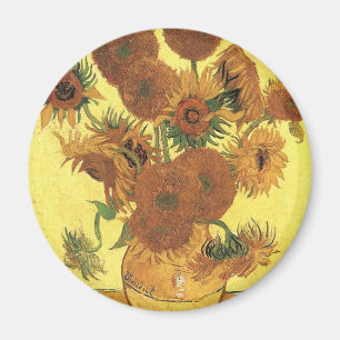 Vase mit fünfzehn Sonnenblumen,Vincent van Gogh Magnet