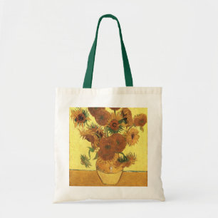 Vase mit fünfzehn Sonnenblumen Vincent van Gogh Tragetasche