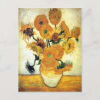Vase mit fünfzehn Sonnenblumen von Vincent van Gog
