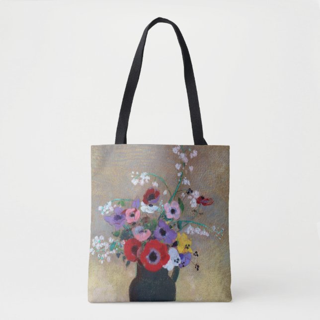 Vase mit gemischten Blume, Redon (Vorderseite)