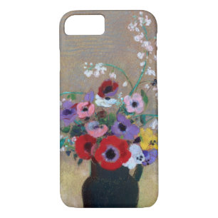 Vase mit gemischten Blume, Redon Case-Mate iPhone Hülle