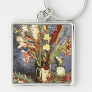 Vase mit Gladiolen 1886, Vincent van Gogh Schlüsselanhänger