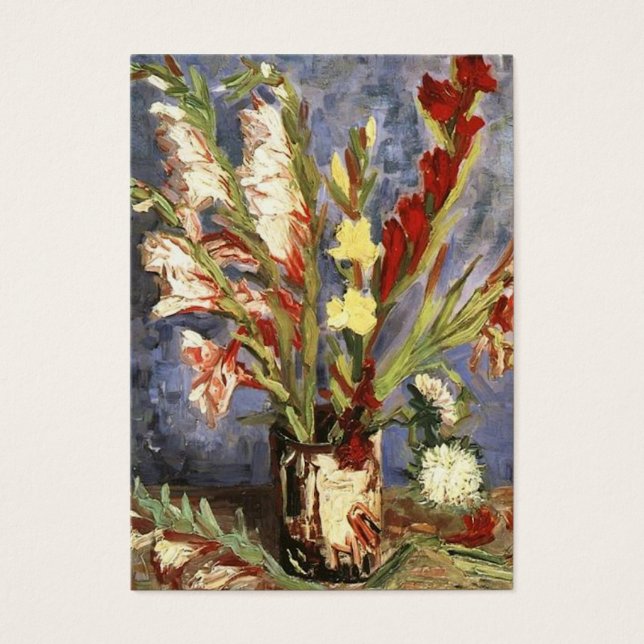 Vase mit Gladioli Vincent van Gogh (Vorderseite)