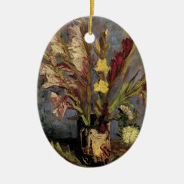 Vase mit Gladioli von Vincent van Gogh Keramik Ornament