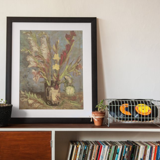 Vase mit Gladioli von Vincent van Gogh Poster (Von Creator hochgeladen)