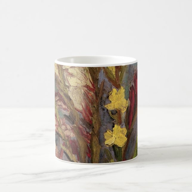 Vase mit Gladioli von Vincent van Gogh Tasse (Mittel)