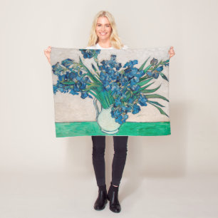 Vase mit Ire, Van Gogh Fleecedecke