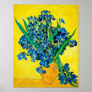 Vase mit Ire, Van Gogh Poster
