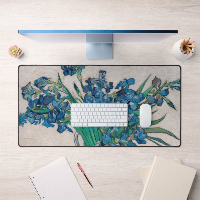 Vase mit Ire, Van Gogh Schreibtischunterlage (Büro 1)