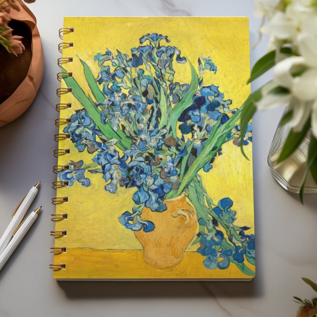 Vase mit Ire, Vincent Van Gogh Notizbuch (Von Creator hochgeladen)