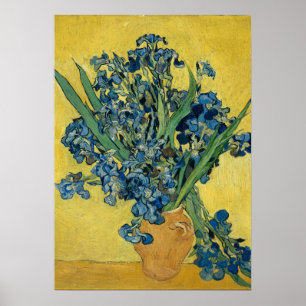 Vase mit Iren von Van Gogh - Still Life Poster