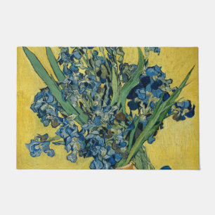 Vase mit Irisch von Van Gogh Fußmatte