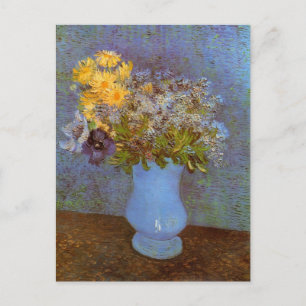 Vase mit Lilacs und Daisis von Vincent van Gogh Postkarte