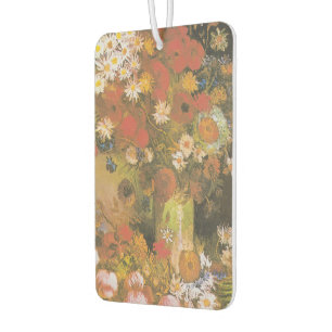Vase mit Maisblumen und Pfefferkuchen, Bäuche und  Autolufterfrischer