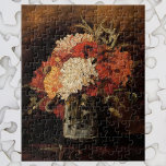 Vase mit Nelken von Vincent van Gogh<br><div class="desc">Vase mit Nelken von Vincent van Gogh ist ein Vintager Post-Impressionismus der schönen Kunst noch Leben florale Natur Malerei. Ein wunderschönes Blume-Bouquet aus dem Garten in einer Vase. Über den Künstler: Vincent Willem van Gogh (1853-1890) war einer der berühmtesten postimpressionistischen Maler seiner Zeit. Seine Arbeit war besonders für seine raue...</div>
